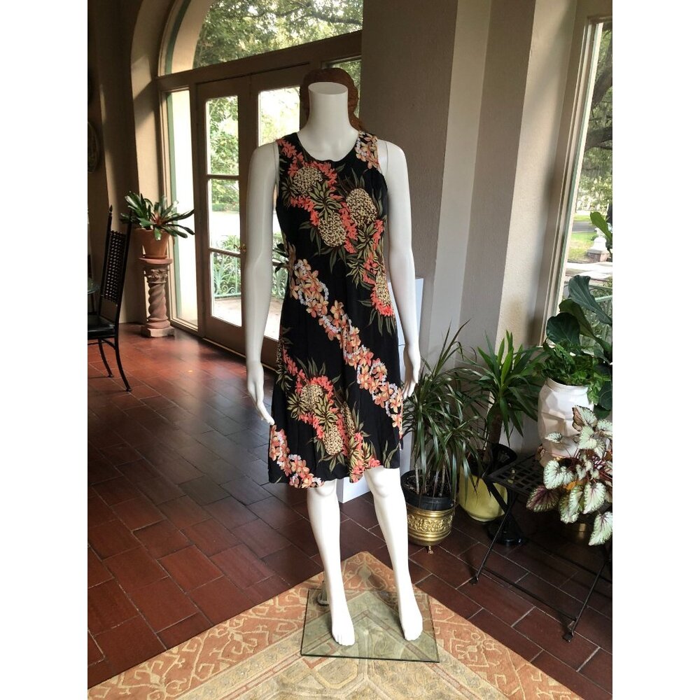 Hawaiian Dress, Hilo Hattie Hawaiian Dress, Tiki Dress | - Picture 2 of 9